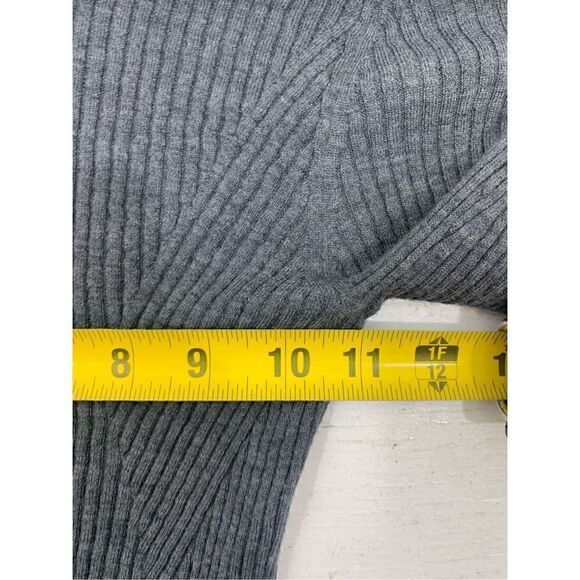 Joseph Gray Long Sleeve Ribbed Mini Dress Size S - Picture 8 of 8